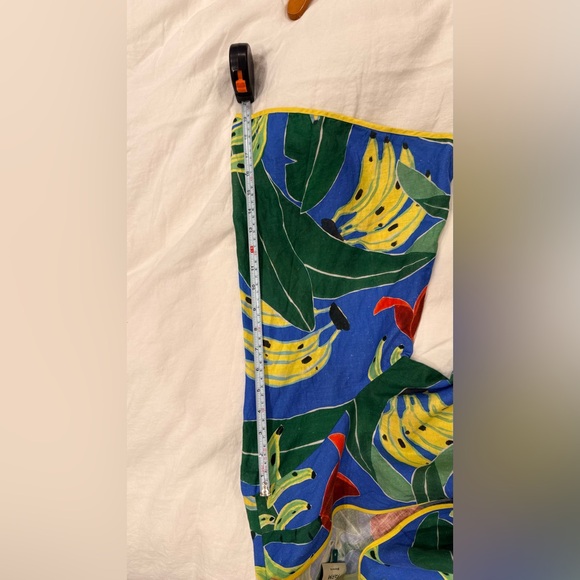 FARM Rio Tropical Banana Leaf Print Romper. Size M - Picture 9 of 10
